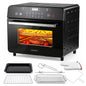 22 L 1800W Air Fryer Toaster Oven Combo 12-in-1 Convection Countertop Oven
