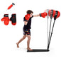Punching Bag with Stand and Gloves