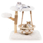 Cute Solid Wood Cat Tree Natural Branch Modern Kitten Tower