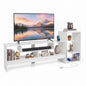 TV Stand Cabinet for 55 Inch TVs with Power Outlets