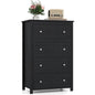 110cm Tall Storage Cabinet Chest of Drawers Clothes Organizer with 4 Drawers