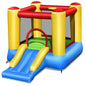 Inflatable Bounce House with Slide and Carrying Bag without Blower