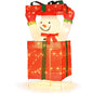 Lighted Snowman in Gift Box Christmas Decoration with LED Lights