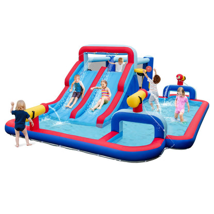 5 in 1 Mega Kids Bouncy Castle with Dual Slides