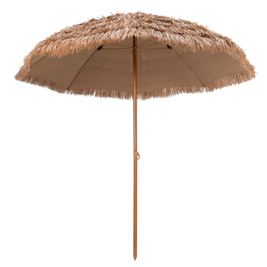 2.05M Outdoor Portable Easy Set-up 8-Rib Tropical Hawaiian Umbrella