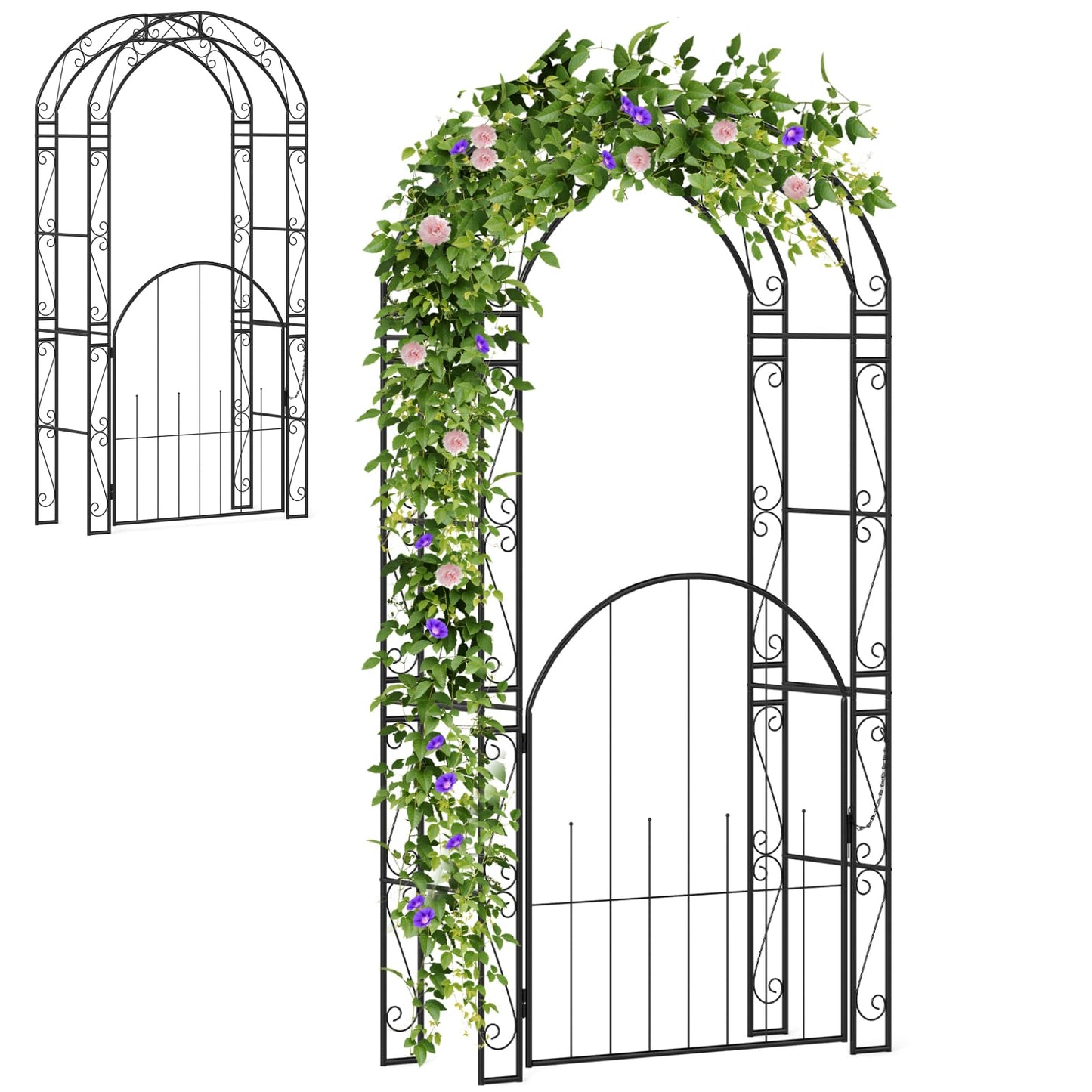 Metal Pergola Arbor Trellis for Climbing Plant