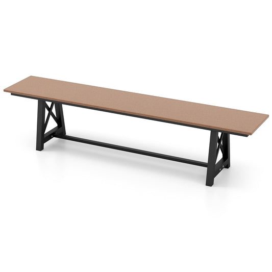 183cm Extra Long All-Weather HDPE Patio Loveseat Park Bench