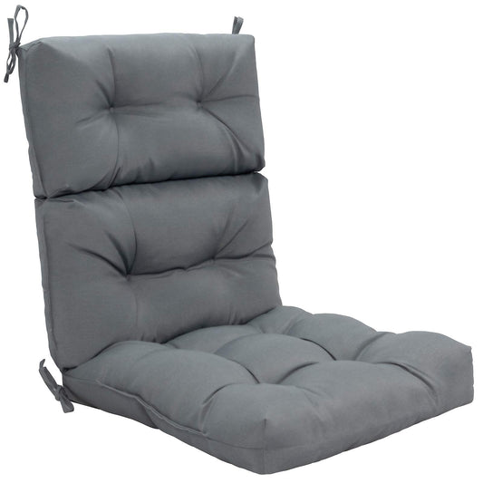 Thick Rocking Chaise Lounge Chair Pad with Non-Slip Rope Belts