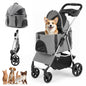 3-in-1 Pet Stroller, Foldable Dog Pushchair