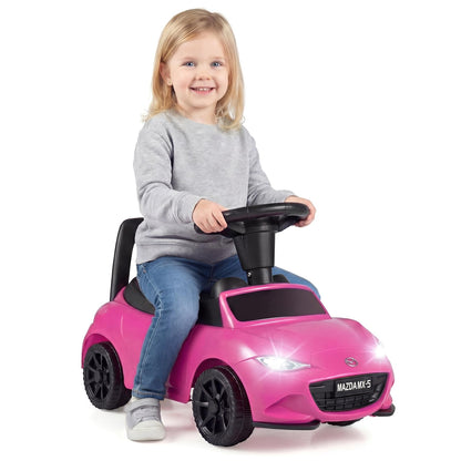 Kids Ride On Sliding Toy Mazda Licensed with Under-Seat Storage for Toddlers