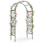Garden Arch, Heavy Duty Metal Roses Vines Climbing Plants Support Archway