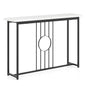 Modern Faux Marble Slim Entryway Table Sofa Side Tables