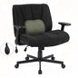 Criss Cross Home Office Chair with Airbag Lumbar Support and Wide Seat Adjustable Height