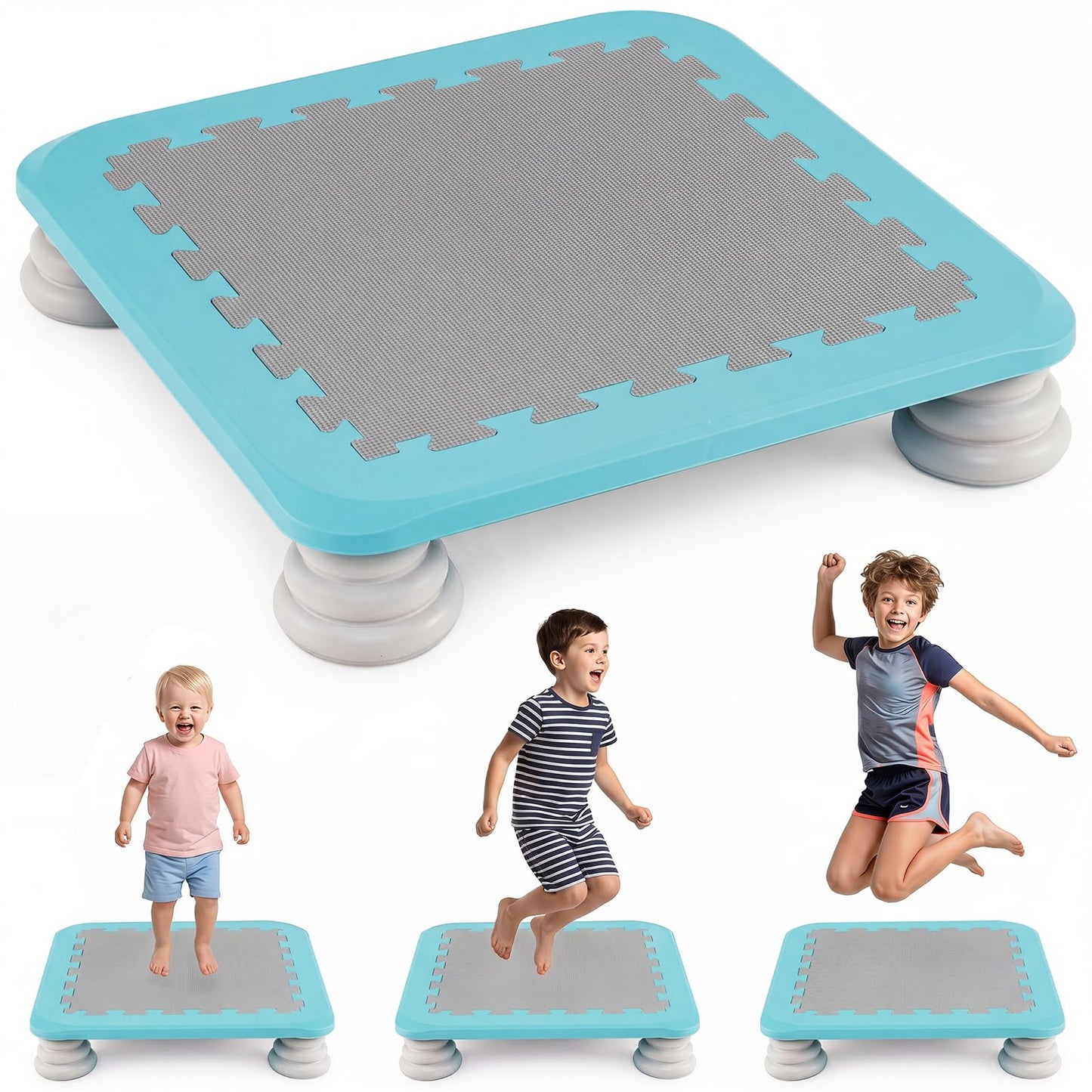 Mini Trampoline for Kids, 65cm Trampoline Bouncing Board