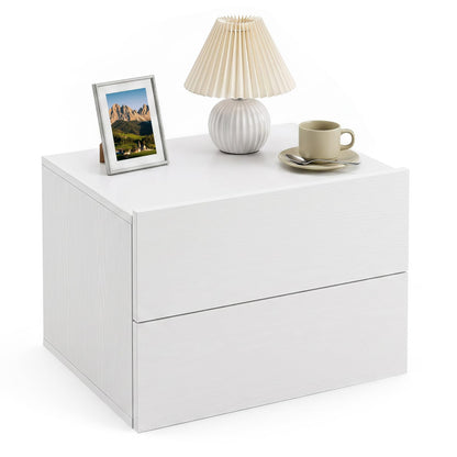 Floating Bedside Table, Small Wall Mounted Nightstand