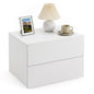 Floating Bedside Table, Small Wall Mounted Nightstand
