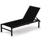 6-Level Adjustable Patio Chaise Lounge Recliner Flat Deck Sunbed