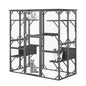 Large Outdoor Cat House with 7 Jumping Platforms