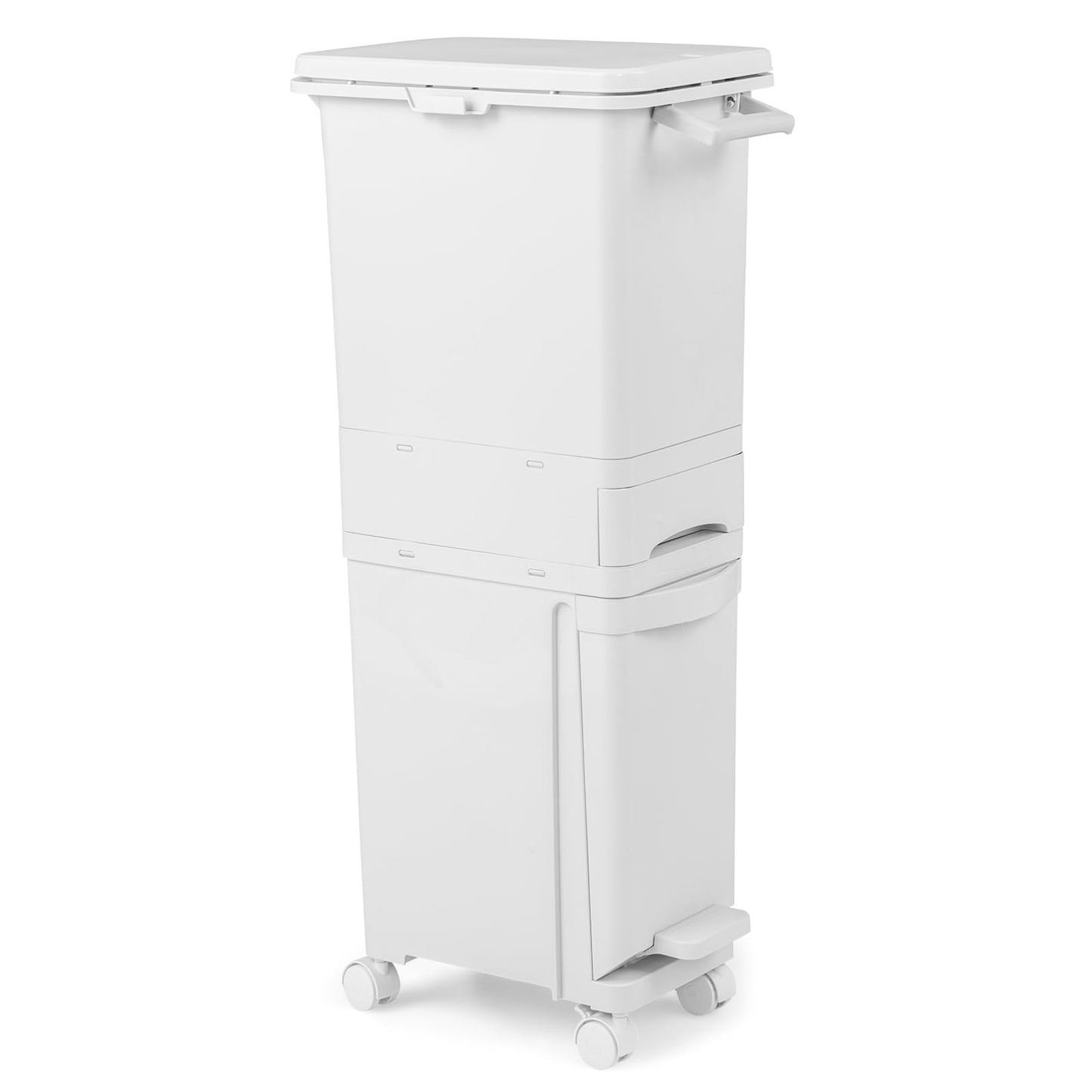 3 in 1 Recycling Bins for Kitchen Waste Separation Systerm with 3 Compartments