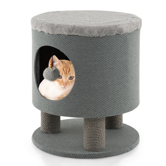 3 in 1 Cats Cave Sleeping House with Scratching Posts