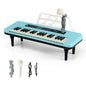 37 Keys Kids Portable Piano Keyboard with Microphone and Music Stand