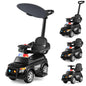 3 in 1 Kids Ride on Push Car, Push Along Car with Light