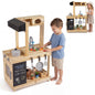 Kids Mud Kitchen with Stoves, Sink, Faucet, Cooking Accessories
