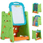 3 in 1 Art Easel for Kids Double Sided Magnetic Board Chalkboard and Whiteboard