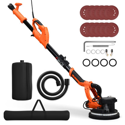 750W Sander Machine with Automatic Vacuum System and 6 Variable Speed