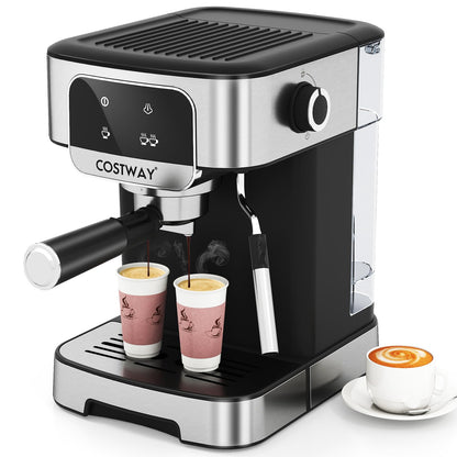 1200W Espresso Machine 20 Bar with Steam Milk Frother