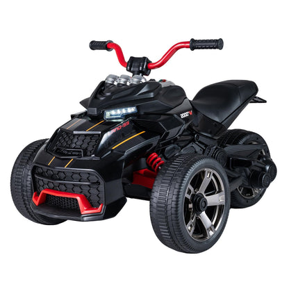 12V Kids Electric Quad Bike with Music, High/Low Speed, USB Port