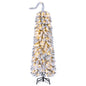 5/6FT Pre-lit Christmas Tree, Hinged Xmas Tree