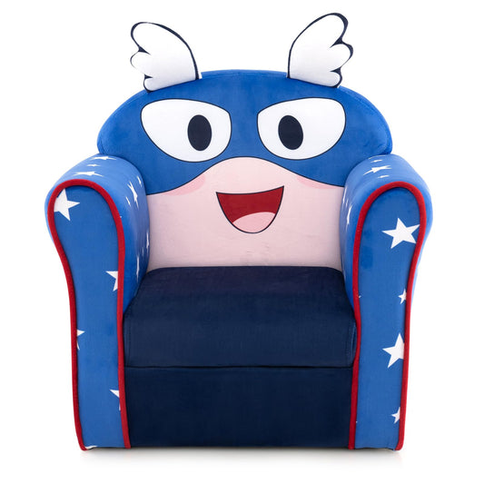 Kids Armchair with Soft Cushion and Cute Pattern