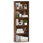 5-Tier Bookshelf with Freestanding Display Shelf and Storage Organizer for Living Room