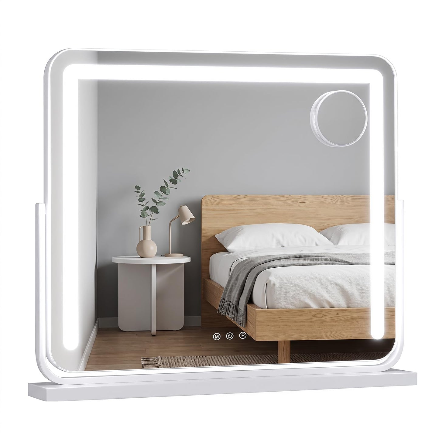 Hollywood Vanity Mirror with Lights, 60 x 52cm LED Makeup Mirror