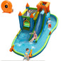 Kids Inflatable Slide Bounce House with Long Slide with Air Blower