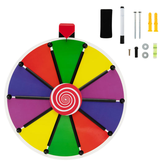 15" Color Prize Wheel with Dry Erase Marker and Eraser