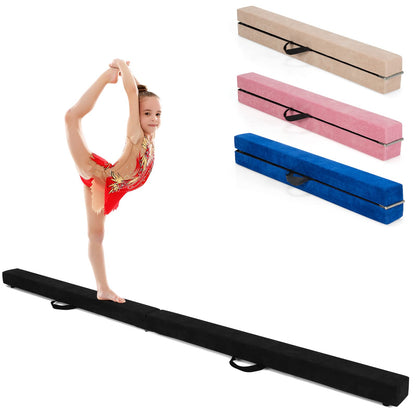 Portable Folding Gymnastic Beam with Carrying Handles