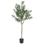 150 cm Artificial Olive Tree with 24 Olive Fruits and 576 Silk Leaves