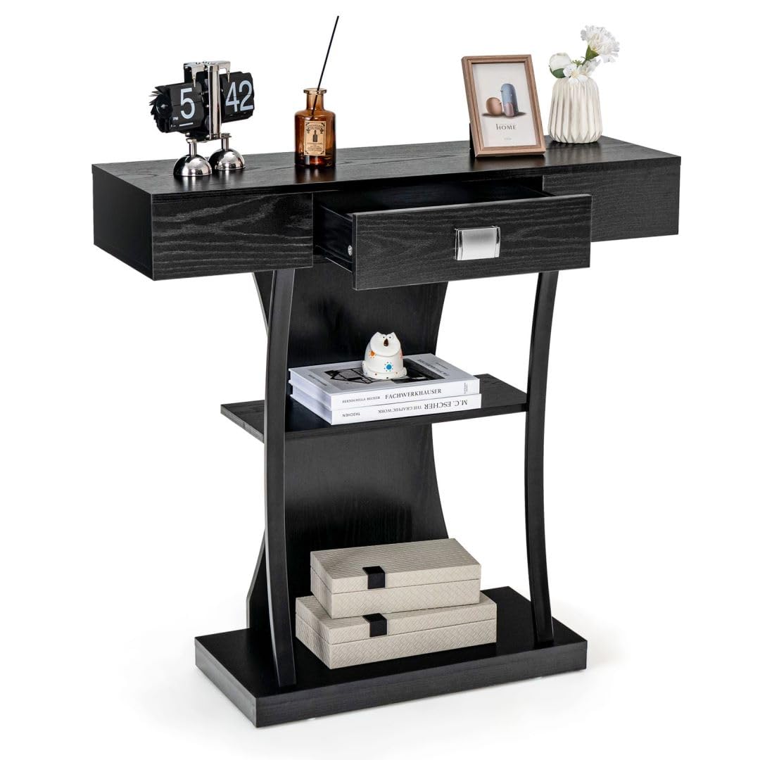 T-Shaped Console Table for Small Space