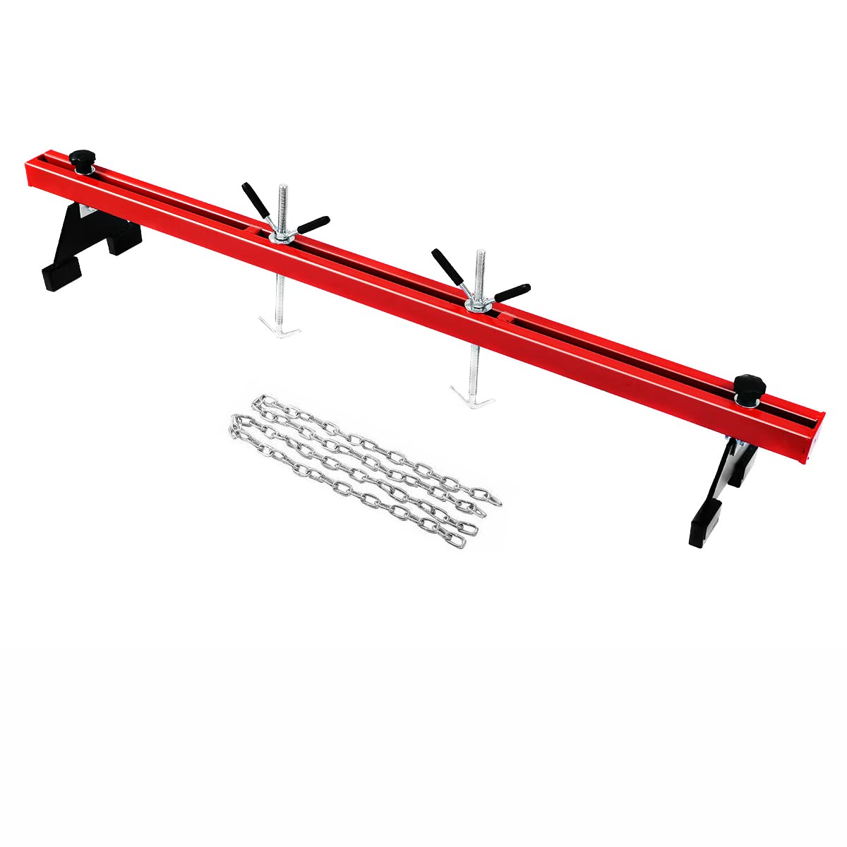 GiantexUK Steel Engine Support Double Beam, Heavy-Duty Motor Transvers