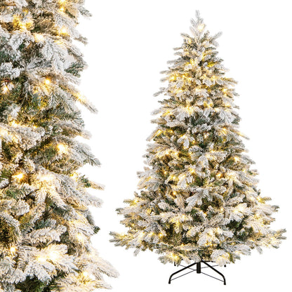Artificial Xmas Tree Flocked Christmas Tree with Branch Tips