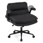 Criss Cross Office Chair on Wheels, Wide Seat Desk Chair