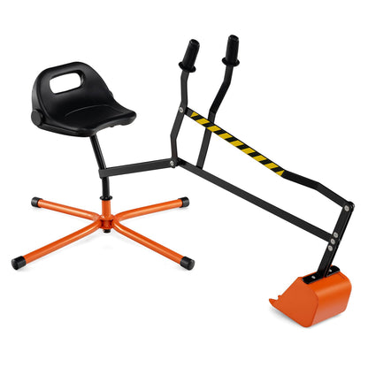 Children Construction Excavator with 2-Handed Controls & 360° Rotatable Function