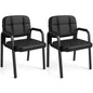 2 PCS Executive Office Chairs, PU Leather Reception Chairs