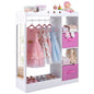 Kids Dress Up Storage, Wooden Open Children Wardrobe