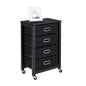 Mobile Filing Cabinet with 4 Drawers