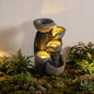 GiantexUK 5-Tier Outdoor Water Fountain, Cascading Waterfall Feature