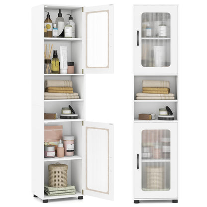 Tall Bathroom Cabinet, Freestanding Storage Cupboard