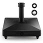Fillable Umbrella Base Stand with Lockable Universal Wheels